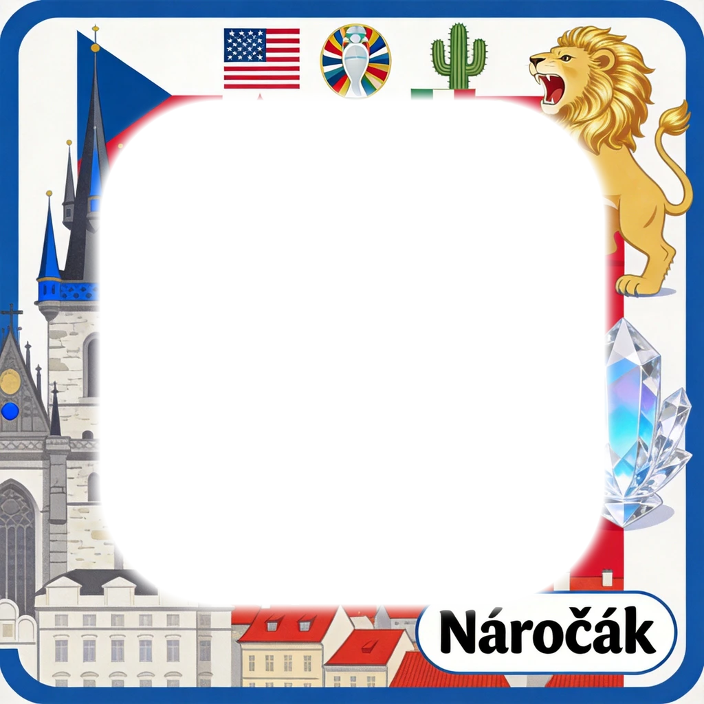 Czech Republic Rounded Square (V6)