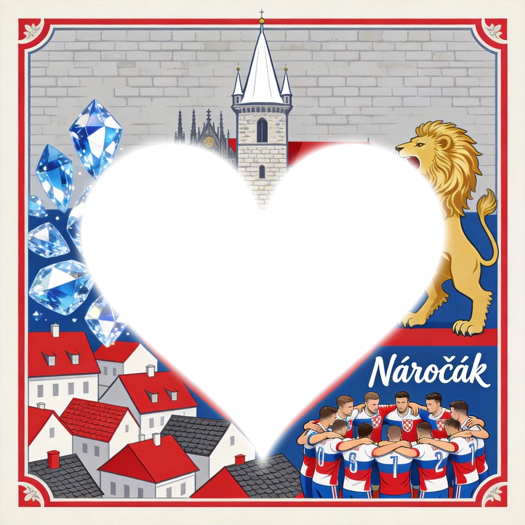 Czech Republic Heart (V8)