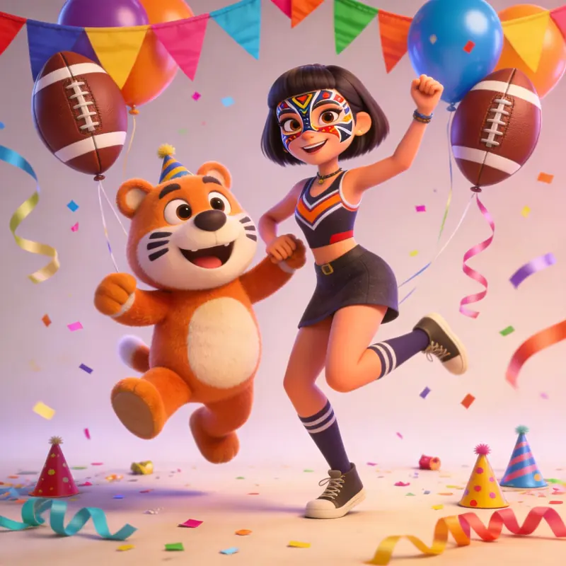 Permanent Female Mascot 01
